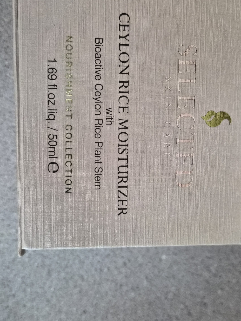 Selected Skincare Ceylon Rice Moisturizer - White